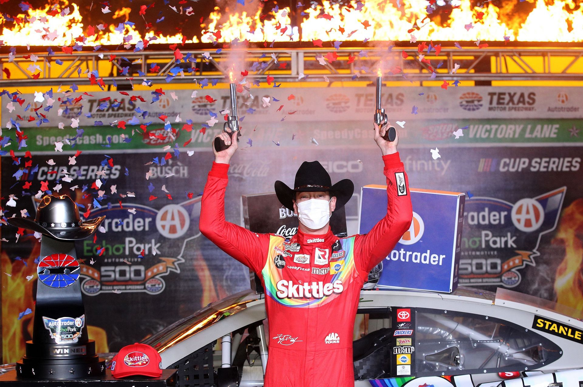 Kyle Busch won the 2020 Autotrader EchoPark Automotive 500 - Source: Getty